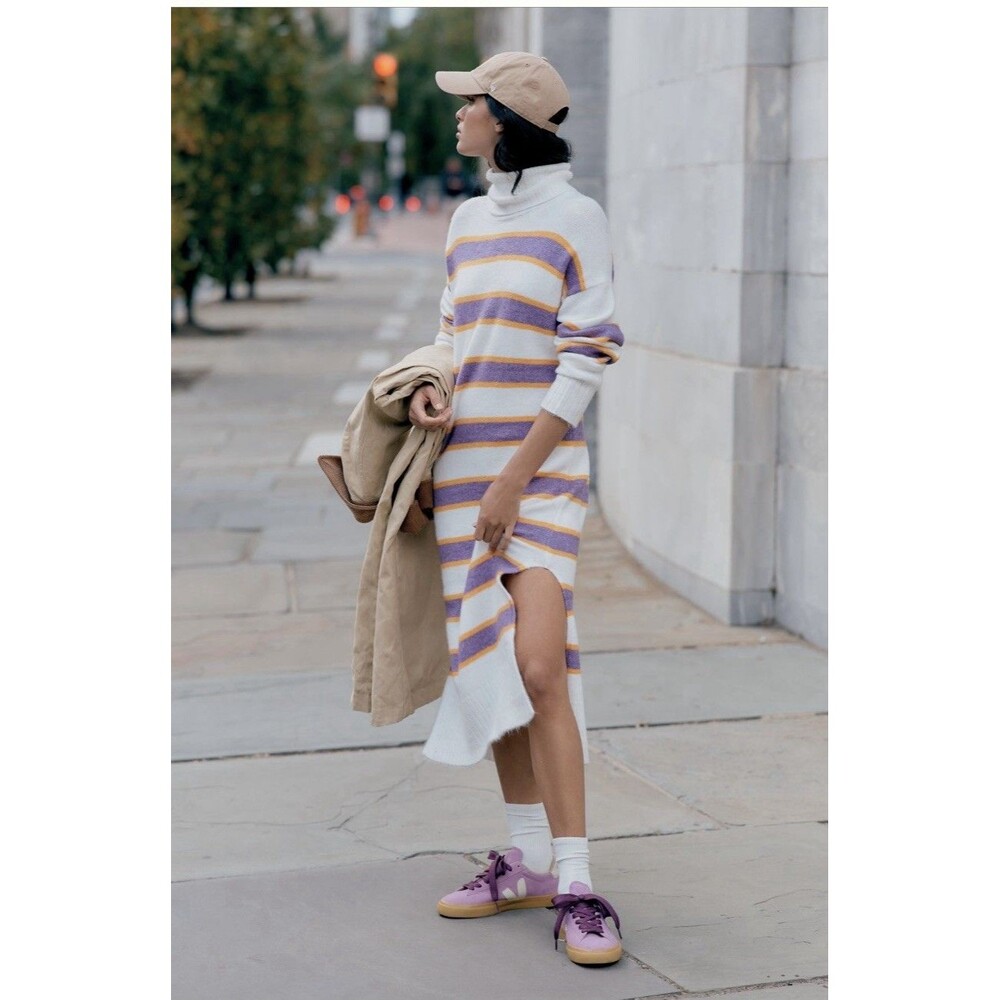 Anthropologie x Daily Practice Karigan Oversized Midi Sweater Dress Sz XS